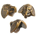 Bote a bijoux en bronze, 8 pices, antique elphant vintage, coffre a bijoux, etui en bois, protection ...