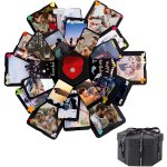 Boite cadeau creative, bote surprise explosion diy mmoire box album photo scrapbooking gift box, anniversair ...