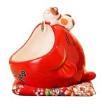 Bote en cramique jolie bote de rangement tirelire dcoration intrieure pour attirer la richesse et ...