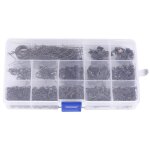 Une bote mixte bijoux apprts pin anneau crochet en mtal accessoires pour la fabrication de bijoux ...