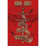 Bon jovi - livin' on a prayer - 61x91, 5cm - affiche / poster / envoi roul�