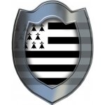Bouclier breton (5x4cm) - sticker / autocollant
