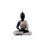 Bouddha dcoration intrieur zen - stickers autocollant adhsif logo 4 - taille : 17 cm