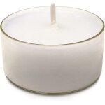 Bougies chauffe plat naturelles pures - bougies cire naturelle 100% - sans paraffine - pack de 60 bougies ...