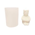 Bougie cire soft casting die solitaire humano�de figure pochoir en silicone