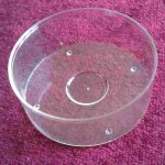 Bougie en plastique, coquille de cire de th�, moules de fonte de cire rond transparent, support de cire ...