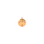 Boule pain d'pice nol autocollant adhsif sticker logo96321 - taille : 8 cm