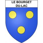 Le bourget - du - lac 73 ville sticker blason ecusson autocollant adhsif - taille : 8 cm