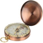 Boussole vintage mtal flip boussole montre de poche boussole adapte au camping randonne