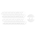 Boutons amovibles de pompons pour chapeaux, 50pcs pom pom titulaire bonnet tricot� fabrication d'outils ...