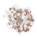 Boutons en bois de nol styles mixtes dcoratifs assortis boutons de nol pour artisanat couture tricot ...