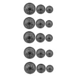 Boutons de manteau en mtal boutons de blazer antiques boutons de vtements dcoratifs pour costumes ...