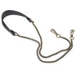 Bracelet de sac a main en cuir d'unit centrale avec la courroie de rechange de fourre - tout de chane ...