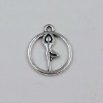 Breloques en alliage d'argent antique pour la décoration de pom - pom girl, accessoires de bijoux vintage, ... Breloques en alliage d'argent antique pour la décoration de pom - pom girl, accessoires de bijoux vintage, ...