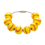 Breloques de sport, perles en bois accessoires charme pour, simply southern, sac fourre - tout de plage ...