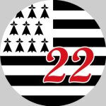Bretagne 22 - 15cm - sticker / autocollant