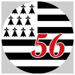 Bretagne 56 - 15cm - sticker / autocollant