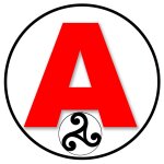 A breton triskel noir - 15cm - sticker / autocollant