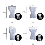 Bricolage corps humain bougie moule m�le femelle mod�le 3d silicone moule ar�me bougie moule, bougie ...
