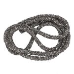 Bricolage r�sine diamant cristal strass cha�ne garniture ruban bande pour la fabrication de bijoux (gris) ...