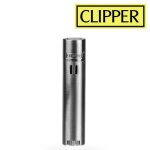 Briquet clipper metal chalumeau electronique jet gaz + boite m�tal offerte