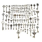 Bronze cl� d�coration vintage diy pendentifs cahiers v�tements mat�riaux (100pcs styles)