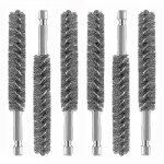 Brosse métallique 6 pièces pour le nettoyage powerdrill, brosse a poils en acier inoxydable avec main ... Brosse métallique 6 pièces pour le nettoyage powerdrill, brosse a poils en acier inoxydable avec main ...
