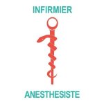 Caducée infirmier anesthésiste logo 531 sticker autocollant Caducée infirmier anesthésiste logo 531 sticker autocollant