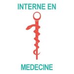 Caduce interne en mdecine logo 531 sticker autocollant