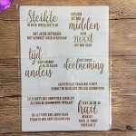 Cailloux muraux chants de bandage inspirants anglais a4, scrapbooking, gaufrage, dcoratif, modle de ...