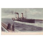 Calais - la malle dans le jet�es - ref 002 177