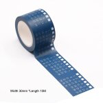 Calendrier, semaine, temps dessins et grille washi ruban japonais papier bricolage planificateur 10m ...