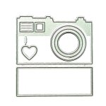 Camera metal cutting dies stencil diy scrapbooking album paper card template