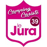 Campingcariste jura 39 - 10x7. 5cm - sticker / autocollant