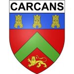 Carcans 33 ville stickers blason autocollant adhésif - taille : 4 cm Carcans 33 ville stickers blason autocollant adhésif - taille : 4 cm