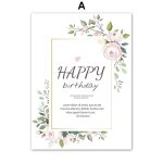 Carte d'invitation de mariage, fleur murale, art, toile, peinture, affiches et imprims nordiques, photos ...