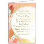 Carte pour ma maman mère avec un grand texte mots en dorure or doré qui brille ; livrée avec enveloppe ... Carte pour ma maman mère avec un grand texte mots en dorure or doré qui brille ; livrée avec enveloppe ...