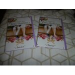 Cartes postales double 11x17cm f�licitations mariage avec enveloppes lot de 2 alexandra