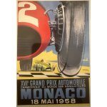 Carte postale - monaco - grand prix 1958 - ramel - 10x15cm