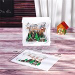 Cartes de vministriels x de vacances d'hiver avec enveloppes, carte de nol, santa ride, festival de ...
