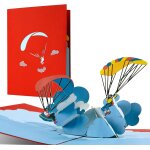 Carte voyage pop up - carte de voeux de voyage femme homme avec enveloppe - bon ou carte d'anniversaire ...