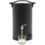 Casserole de cire electrique 15 l - 1800 w - en acier inoxydable - pour la fabrication de bougies commerciales ...