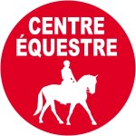Centre equestre - 15cm - sticker / autocollant