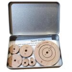 Cercles de couture jenerates, gabarit de matelassage en bois, style pouces Cercles de couture jenerates, gabarit de matelassage en bois, style pouces