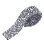 Chane de diamant bricolage avec support adhsif maille diamant patch strass ruban robe de marie ceinture ...