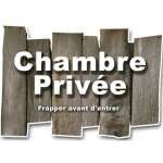 Chambre priv�e ( 29x21cm) - sticker / autocollant