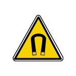 Champ magn�tique important (10x9cm) - sticker / autocollant