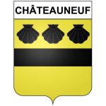 Ch�teauneuf 21 ville stickers blason autocollant adh�sif - taille : 8 cm