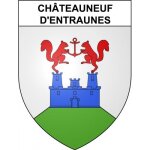 Ch�teauneuf - d'entraunes 06 ville sticker blason ecusson autocollant adh�sif - taille : 8 cm