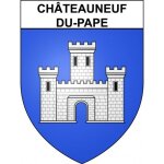 Châteauneuf - du - pape 84 ville sticker blason ecusson autocollant adhésif - taille : 4 cm Châteauneuf - du - pape 84 ville sticker blason ecusson autocollant adhésif - taille : 4 cm